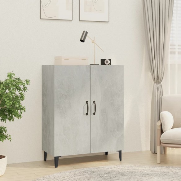 Buffet Gris béton 70x34x90 cm 