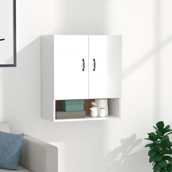 Armoire murale Blanc brillant 60x31x70 cm 