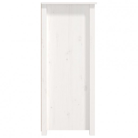 Buffet Blanc 83x41,5x100 cm Bois massif de pin