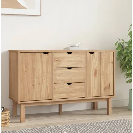 Buffet OTTA 113,5x43x73 cm Bois massif de pin 2
