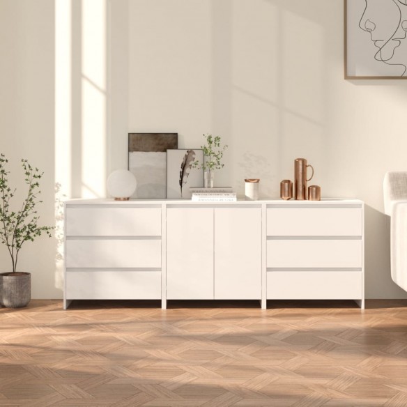 Buffets 3 pcs Blanc 