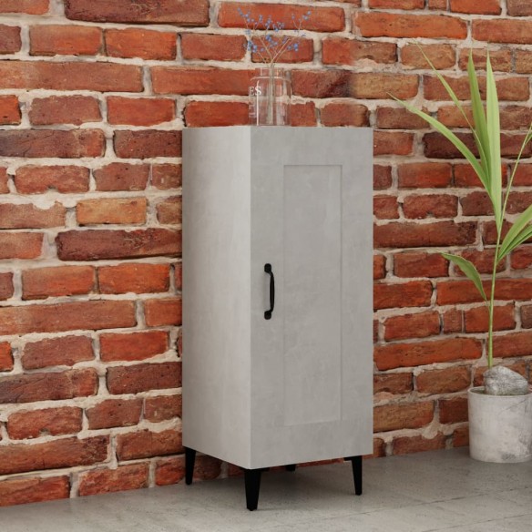 Buffet Gris béton 34,5x34x90 cm 
