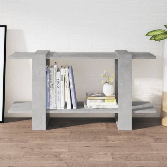 Bibliothèque Gris béton 100x30x51 cm 