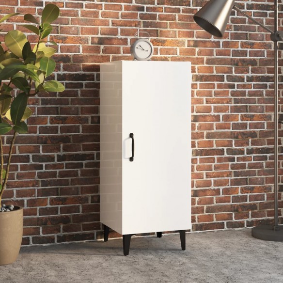Buffet Blanc brillant 34,5x34x90 cm 
