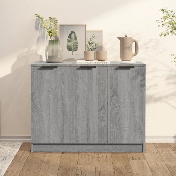 Buffet Sonoma gris 90,5x30x70 cm 