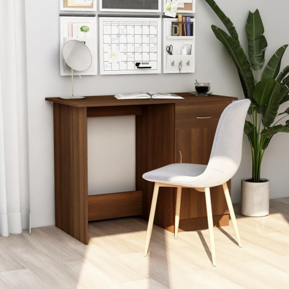 Bureau Chêne marron 100x50x76 cm 