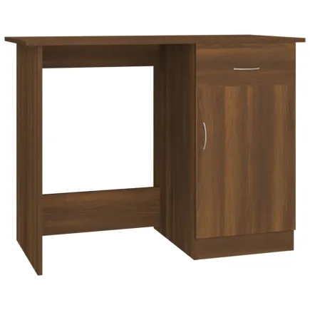 Bureau Chêne marron 100x50x76 cm  2