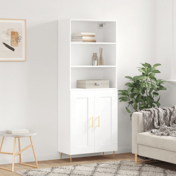 Buffet haut Blanc 69,5x34x180 cm 