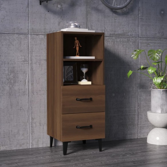 Buffet Chêne marron 34,5x34x90 cm 