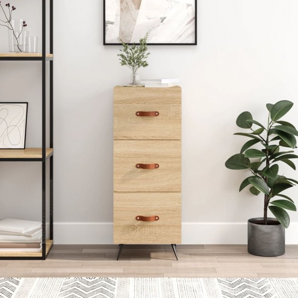 Buffet Chêne sonoma 34,5x34x90 cm 
