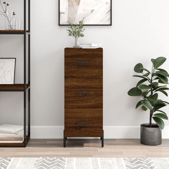 Buffet Chêne marron 34,5x34x90 cm 