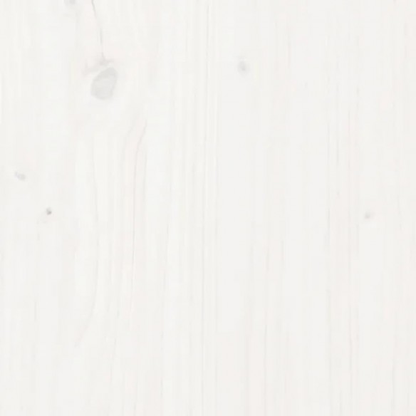 Lit Bois massif de pin 120x200 cm Blanc