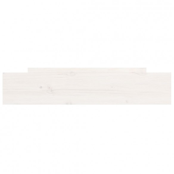 Tiroirs de lit 2 pcs blanc Bois de pin massif Tiroirs de lit 2 pcs blanc Bois de pin massif