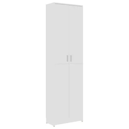 Garde-robe de couloir Blanc 55x25x189 cm Aggloméré 2