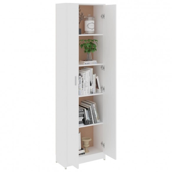 Garde-robe de couloir Blanc 55x25x189 cm Aggloméré Garde-robe de couloir Blanc 55x25x189 cm Aggloméré