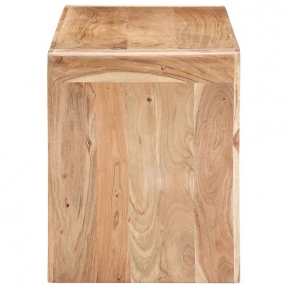 Banc 110x38x46 cm Bois solide d'acacia Banc 110x38x46 cm Bois solide d'acacia