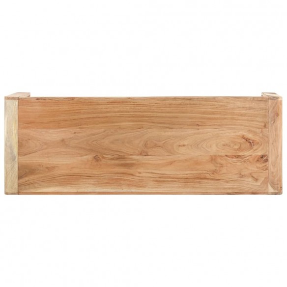 Banc 110x38x46 cm Bois solide d'acacia Banc 110x38x46 cm Bois solide d'acacia