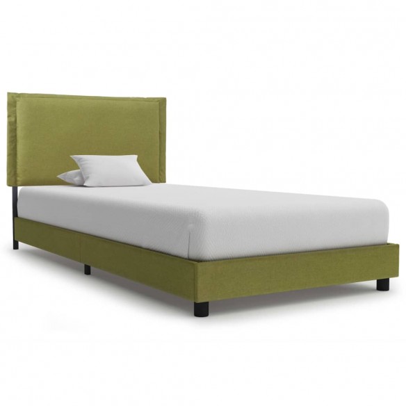 Lit Vert Tissu 90 x 200 cm