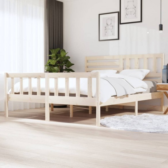 Lit Bois massif 180x200 cm Super King