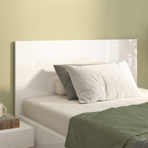 Tête de lit Blanc brillant 120x1,5x80 cm 