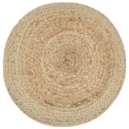 Pouf fait à la main 45 x 30 cm Jute 2