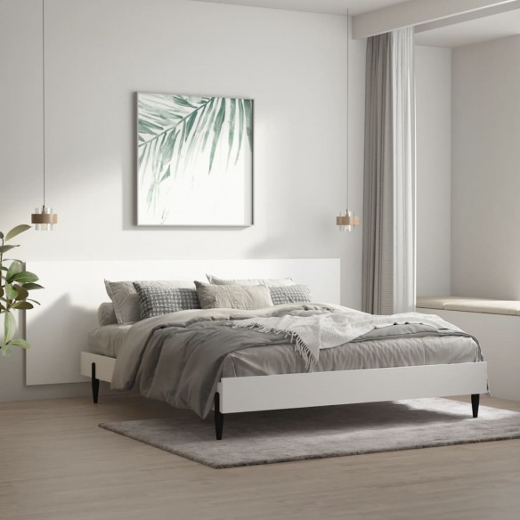 Tête de lit murale Blanc 240x1,5x80 cm 