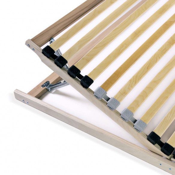 Cadre avec 28 lattes 7 zones 70 x 200 cm