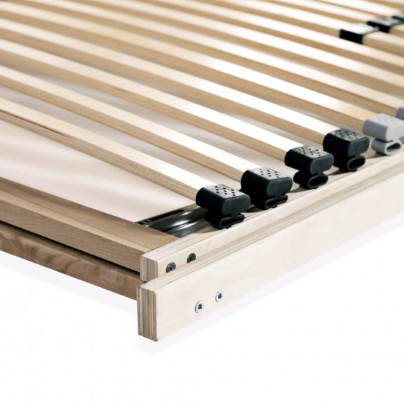 Cadre avec 28 lattes 7 zones 70 x 200 cm