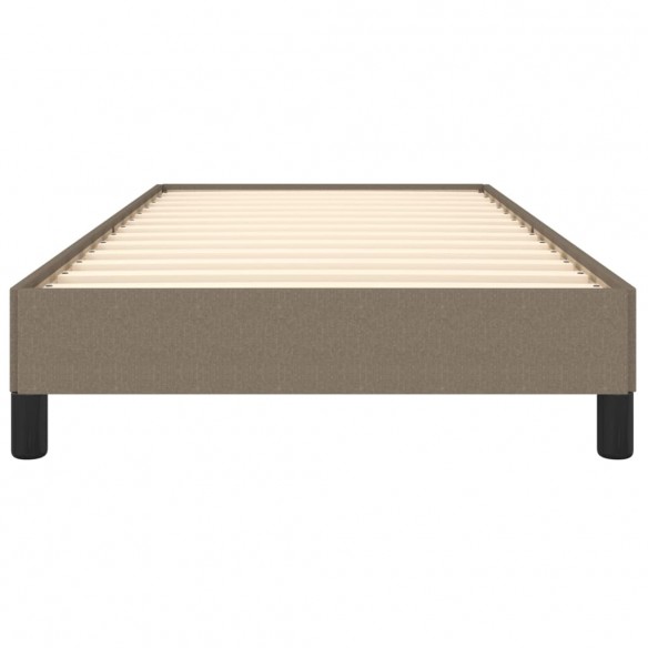 Lit Taupe 90x200 cm Tissu Lit Taupe 90x200 cm Tissu