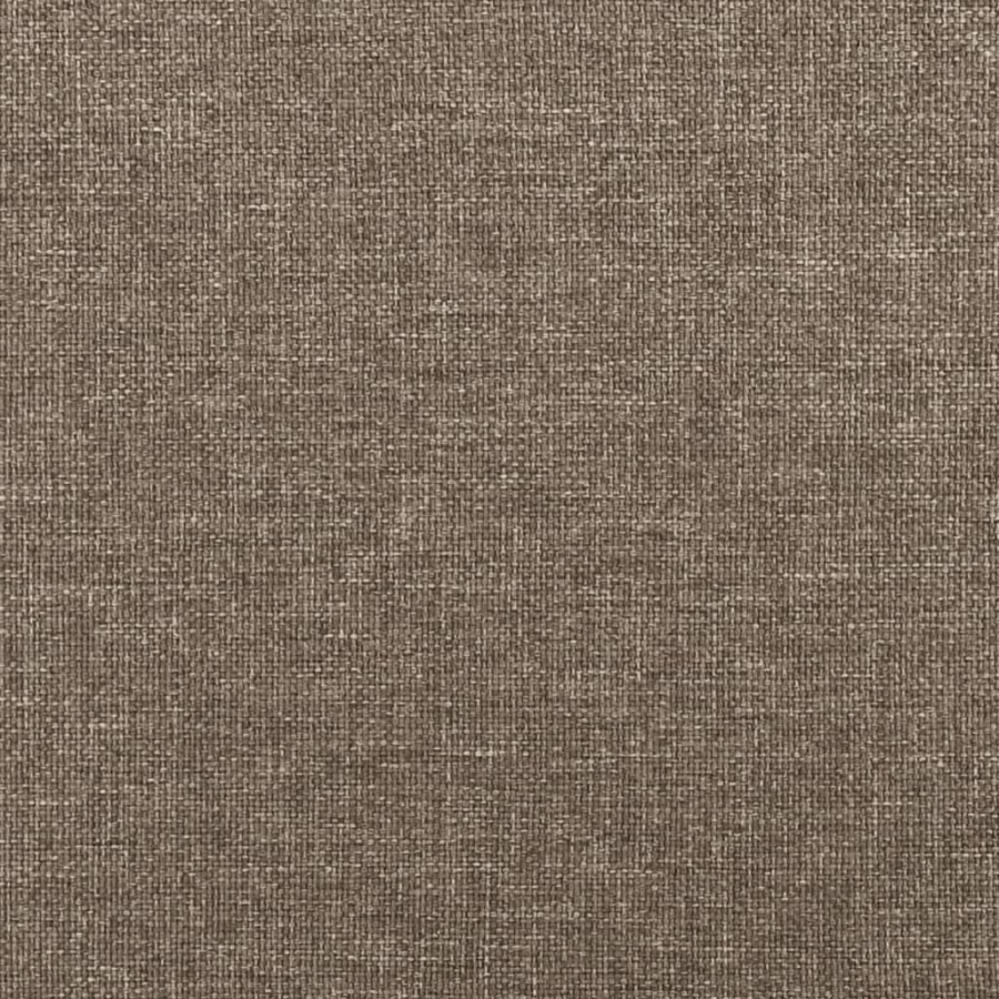 Lit Taupe 90x200 cm Tissu