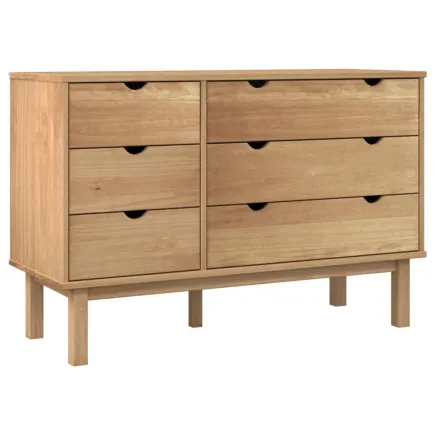 Commode OTTA 111x43x73,5 cm bois de pin massif 2