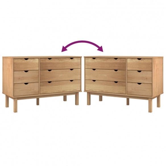 Commode OTTA 111x43x73,5 cm bois de pin massif Commode OTTA 111x43x73,5 cm bois de pin massif