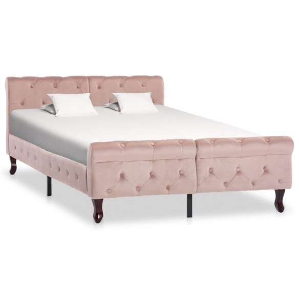Lit Rose Velours 120 x 200 cm