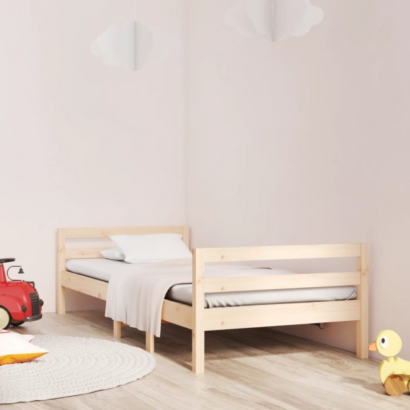 Lit 90x200 cm Bois de pin massif