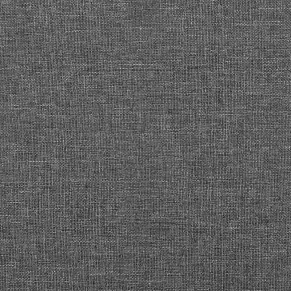 Têtes de lit 2 pcs Gris foncé 100x7x78/88 cm Tissu