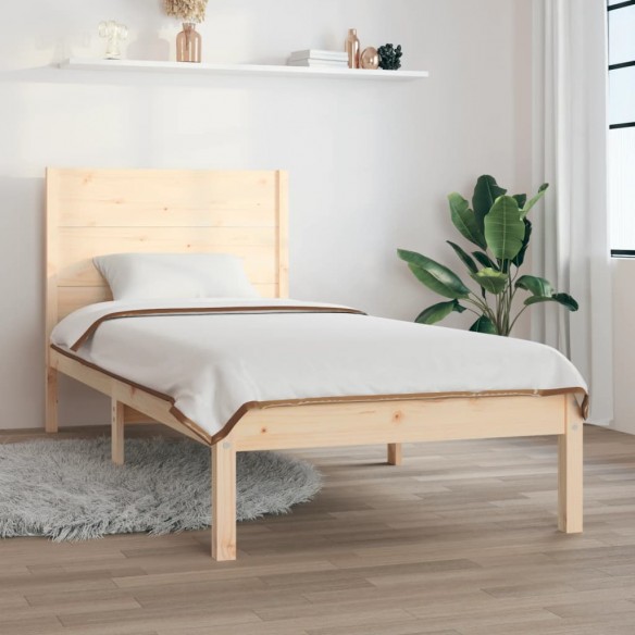 Lit Bois de pin massif 100x200 cm