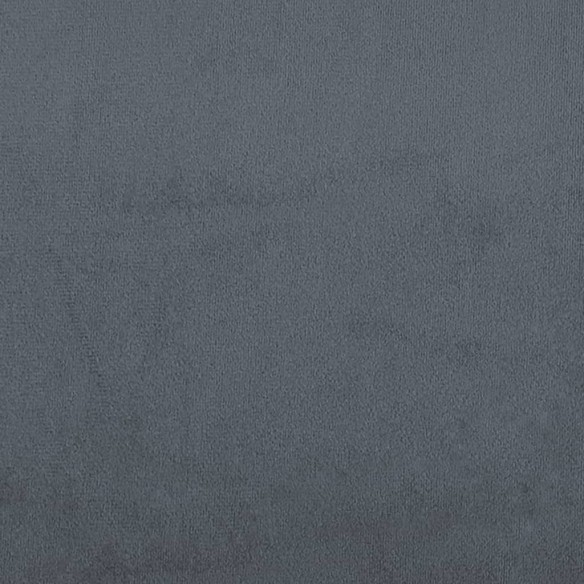 Canapé-lit avec accoudoirs gris foncé velours