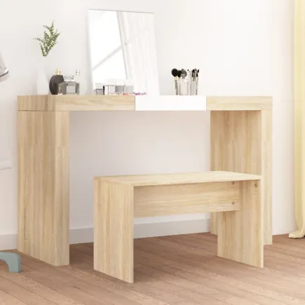 Tabouret de toilette Chêne sonoma 70x35x45 cm