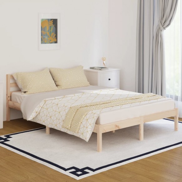 Lit Bois de pin massif 140x200 cm