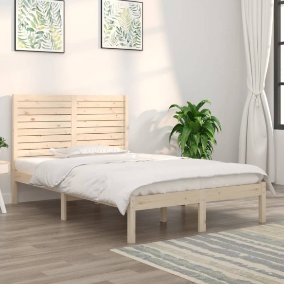 Lit bois massif 120x190 cm petit double