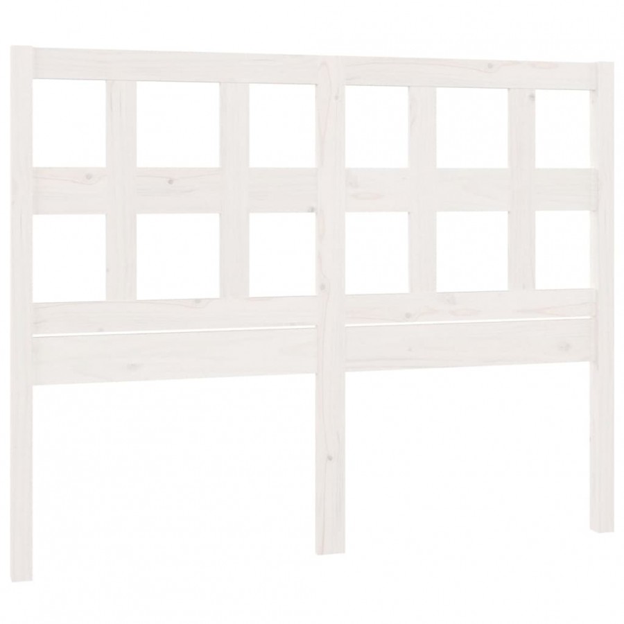 Tête de lit Blanc 155,5x4x100 cm Bois massif de pin
