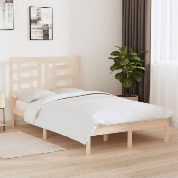 Lit bois massif 120x190 cm petit double