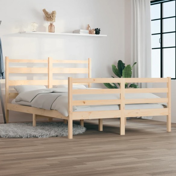 Lit Bois de pin massif 120x200 cm