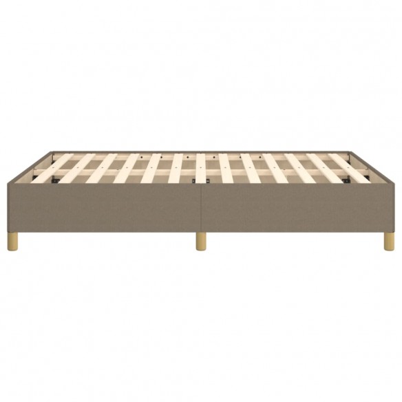 Lit Taupe 140x200 cm Tissu Lit Taupe 140x200 cm Tissu