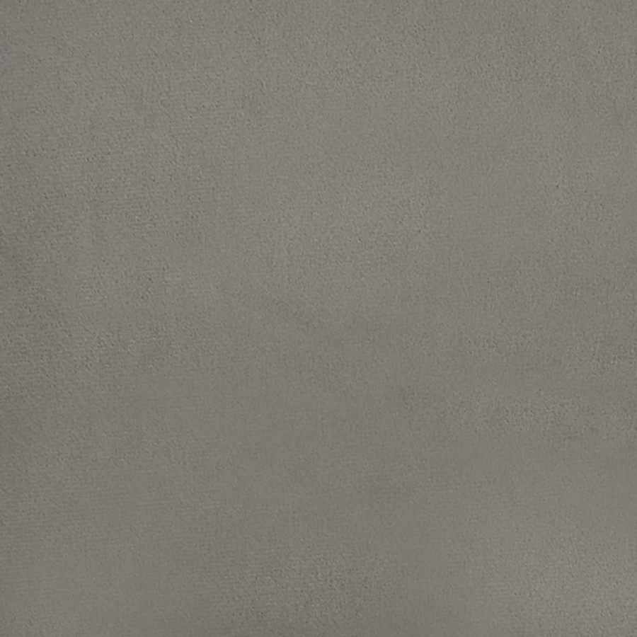 Têtes de lit 2 pcs Gris clair 90x5x78/88 cm Velours