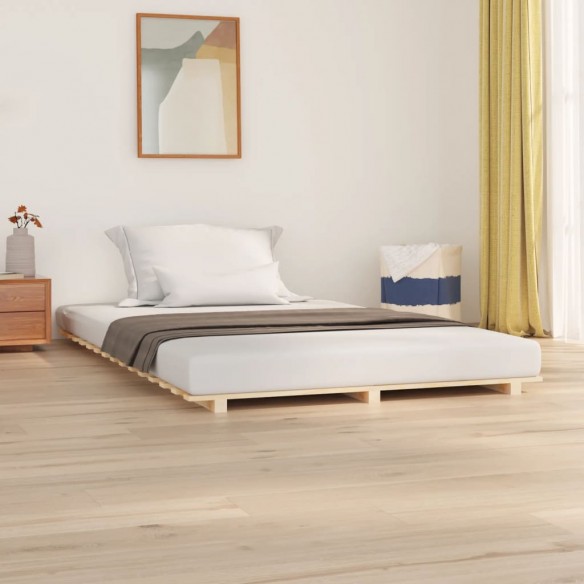 Lit 120x190 cm Bois de pin massif
