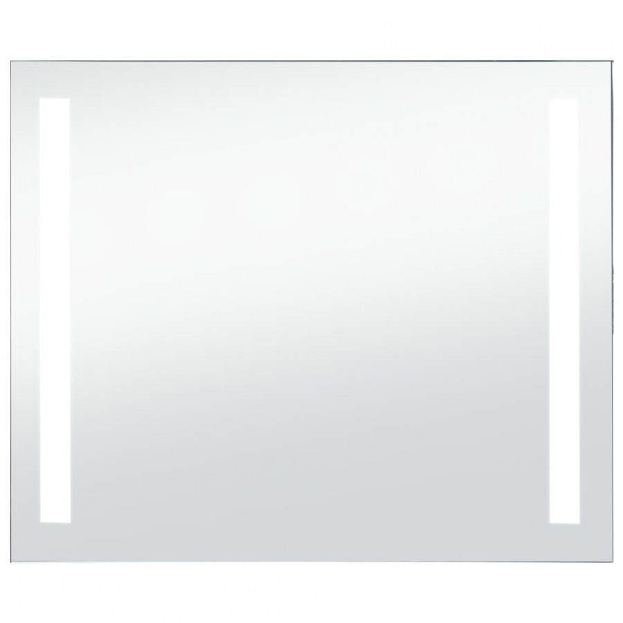 Miroir mural à LED pour salle de bains 80x60 cm