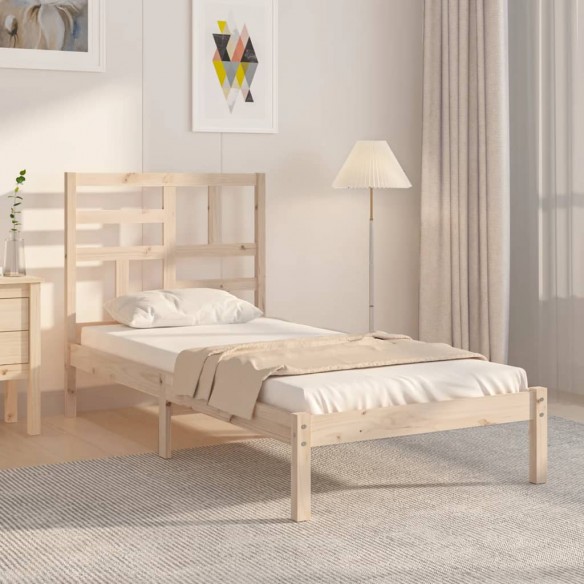 Lit Bois massif 90x200 cm