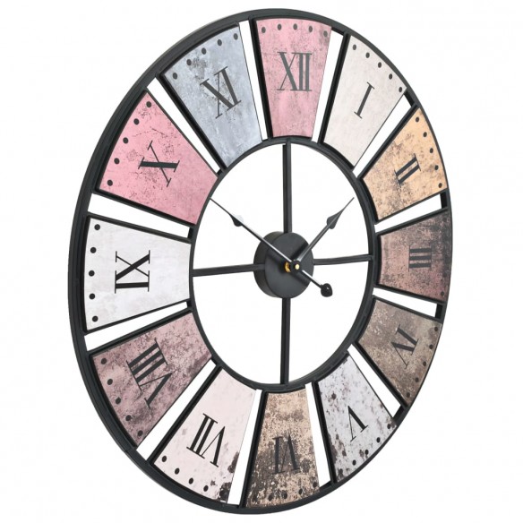 Horloge murale vintage avec mouvement à quartz 60 cm XXL Horloge murale vintage avec mouvement à quartz 60 cm XXL