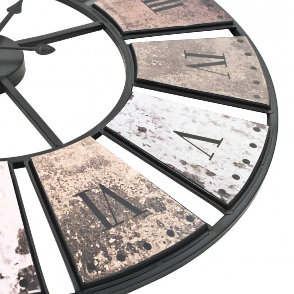 Horloge murale vintage avec mouvement à quartz 60 cm XXL Horloge murale vintage avec mouvement à quartz 60 cm XXL